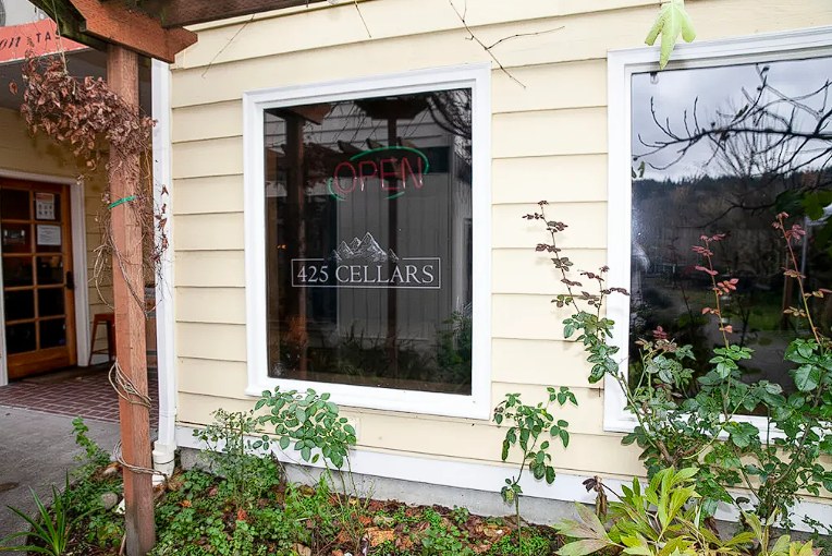 The front window of The BAM Social studio